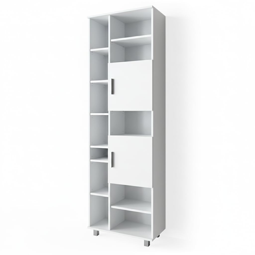 Vicco Mobile bagno alto Ilias, Bianco, 60 x 190 cm
