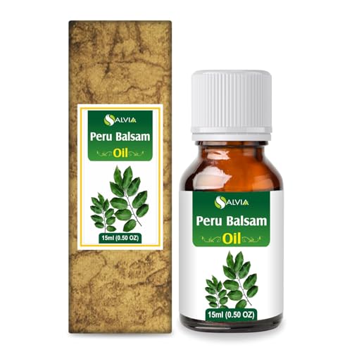 Image of Salvia Peru Balsam Oil (Myroxylon Pereirae) 100% Pure & Natural With Dropper 15Ml