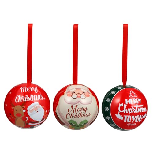 EPIGEIST 3 Stück Weihnachtskugel Hohlkugel Christbaumkugel zum...