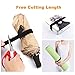 WSZJINB 16Ft x 1In Adjustable Cable Straps with 25 Buckles, Free Cut Length, Black Reusable Fastening Cable Ties, Hook and Loop Securing Strap for Cable Tidy, Wire Management, Cord Organiser, Black