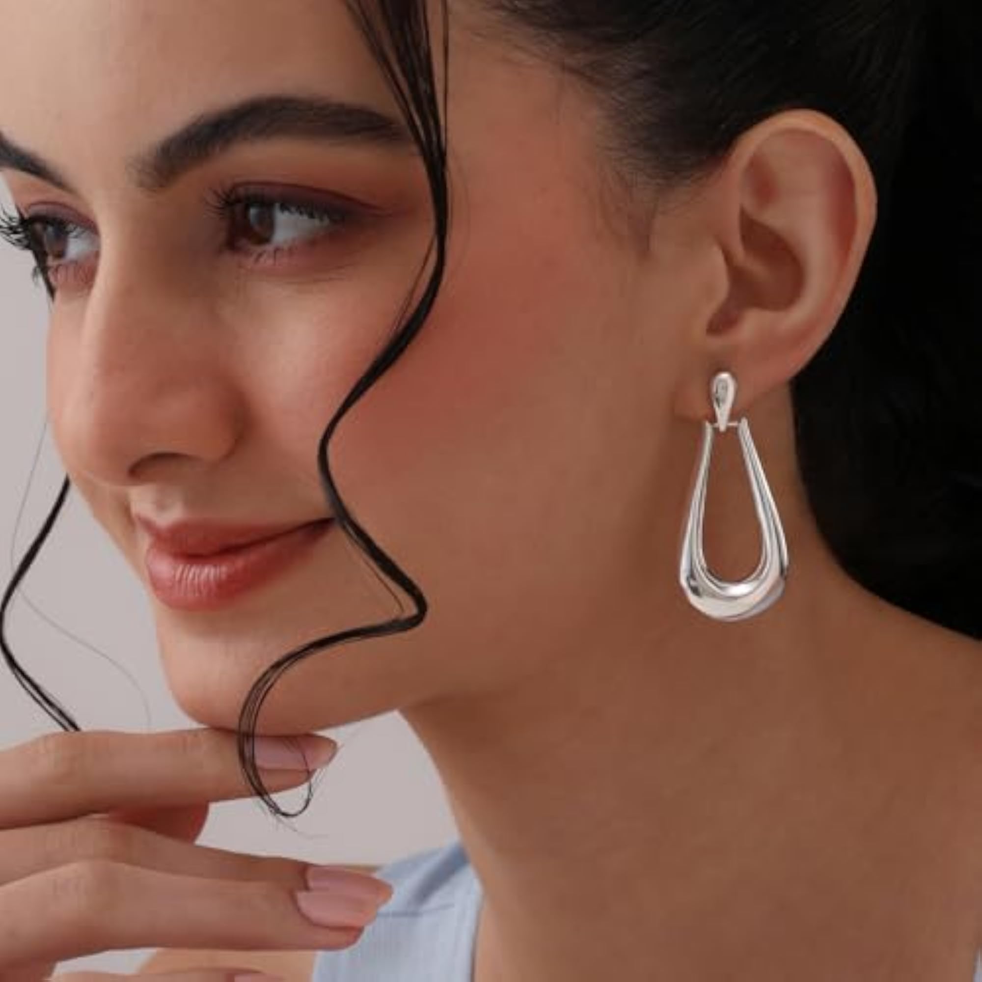 925 Sterling Silver Lissara Oval Drops for Women
