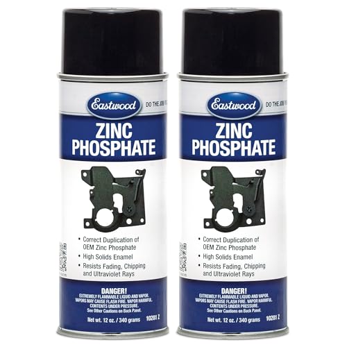 Eastwood Zinc Phosphate Dark Charcoal Gray Aerosol 12 oz 2 Pack