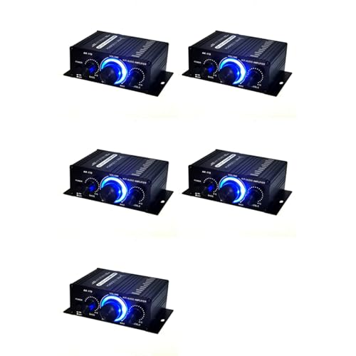 Amplificateur stéréo Hi-Fi double canal DC12V mini lecteur audio pour maison et voiture