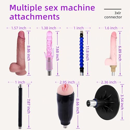 Sex Machine New Tank Automatic Dildo Machine with 7 Attachments - Image 5