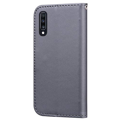 Greaked for Samsung A10/A20/A30/A50/A50/A50S/A30S Capa protetora de couro PU com compartimento para