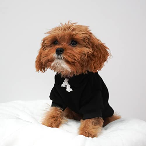 Disfraz Hoodie Zombie Hunter para Perro Talla Small Negro miniatura 5