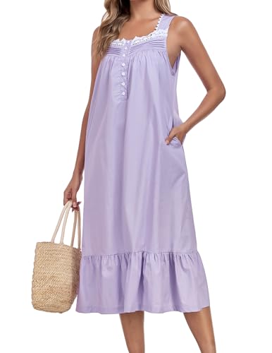 Image of Viakeo 100% Cotton Nightgown for Women