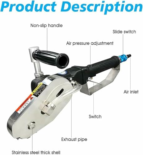 Décapeuse pneumatique portable pour carton ondulé et outils de découpe
