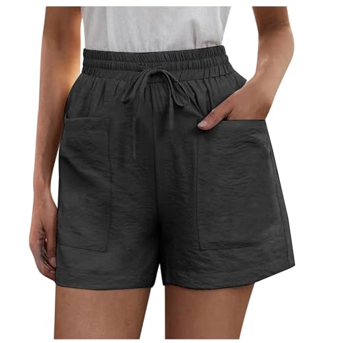 Short de plage femme gaze de coton fluide pour les vacances d'été