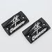 GIDIBII Brake Reservoir Cover, Front Brake Master Cylinder Fluid Clutch Cap Compatible with Suzuki GSX1300R Hayabusa 1999-2020 (2 PCS, Black)