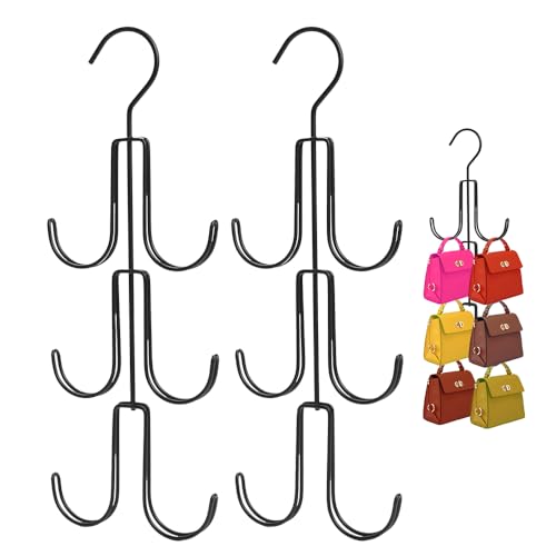 La mejor selección de Colgador de Bolsas para comprar hoy. 47 WEHALO Paquete de 2 Organizador para Colgar Bolsos para clóset, Colgador de Bolsa, Soporte para Colgar, Sin Perforaciones, Ahorra Espacio, Colgantes, Bufanda, Corbatas, Sombreros,...