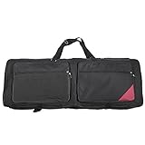 bolsa de trabajo para profesores de piano Las correas ajustables y fuertes y las cremalleras duales.