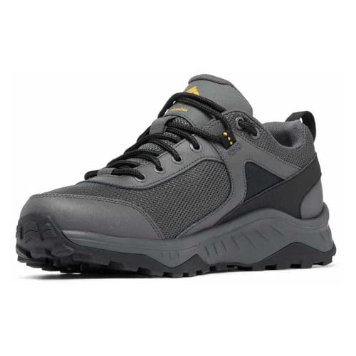 Columbia Men's Trailstorm Ascend Waterproof, Dark Grey/Golden Yellow, 7
