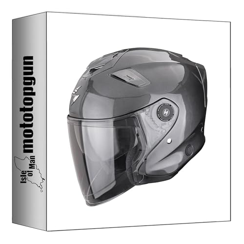 Scorpion exo-GT Jet Solid gris métallisé XS mototopgun 174-100-337-02