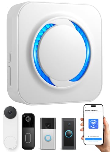 LUCKYDUO Smart WiFi Doorbell Chime for Ring, Blink & Nest, 58 Tones