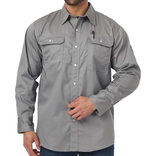 JKSafety 7oz Snap Button FR Shirt