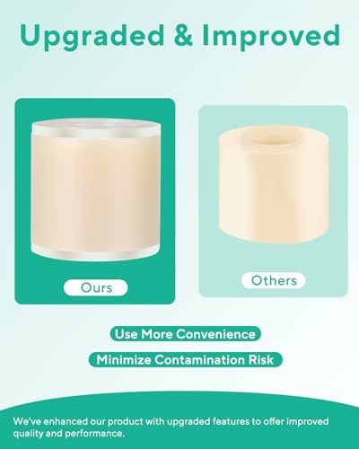 ZETRALL Hydrocolloid Roll for Wound Care, Large Cut-to-Size Hydrocolloid Patch Bandages wi - image 2