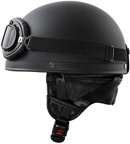 DLPAC Casco Moto Vintage Aperto Adulto, Mezzi
