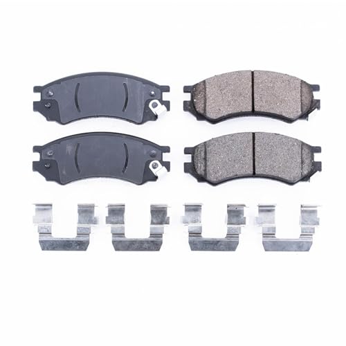 Image of PowerStop Front Brake Pads for Saturn SC 1991-92 |SC1 1993-02 |SC2 1993-02 |SL 1991-02 |SL1 1991-02 |Saturn SL2 1991-02 - Z17 Ceramic Brake Pads with Installation Hardware, 17-507