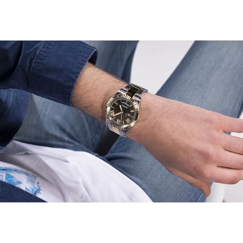 Image of Guess Men's GW0265G Series| Analog Dress Watch| Stainless Steel Case| Stainless Steel Bracelet | 50M Water Resistance