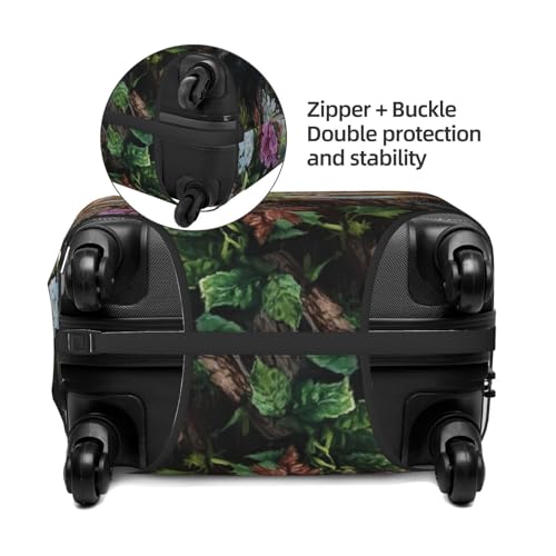 Two Squirrels Elastic Travel Luggage Covers Dustproof Scratch-Resistant Suitcase Protector Fit 22-24 Inch2
