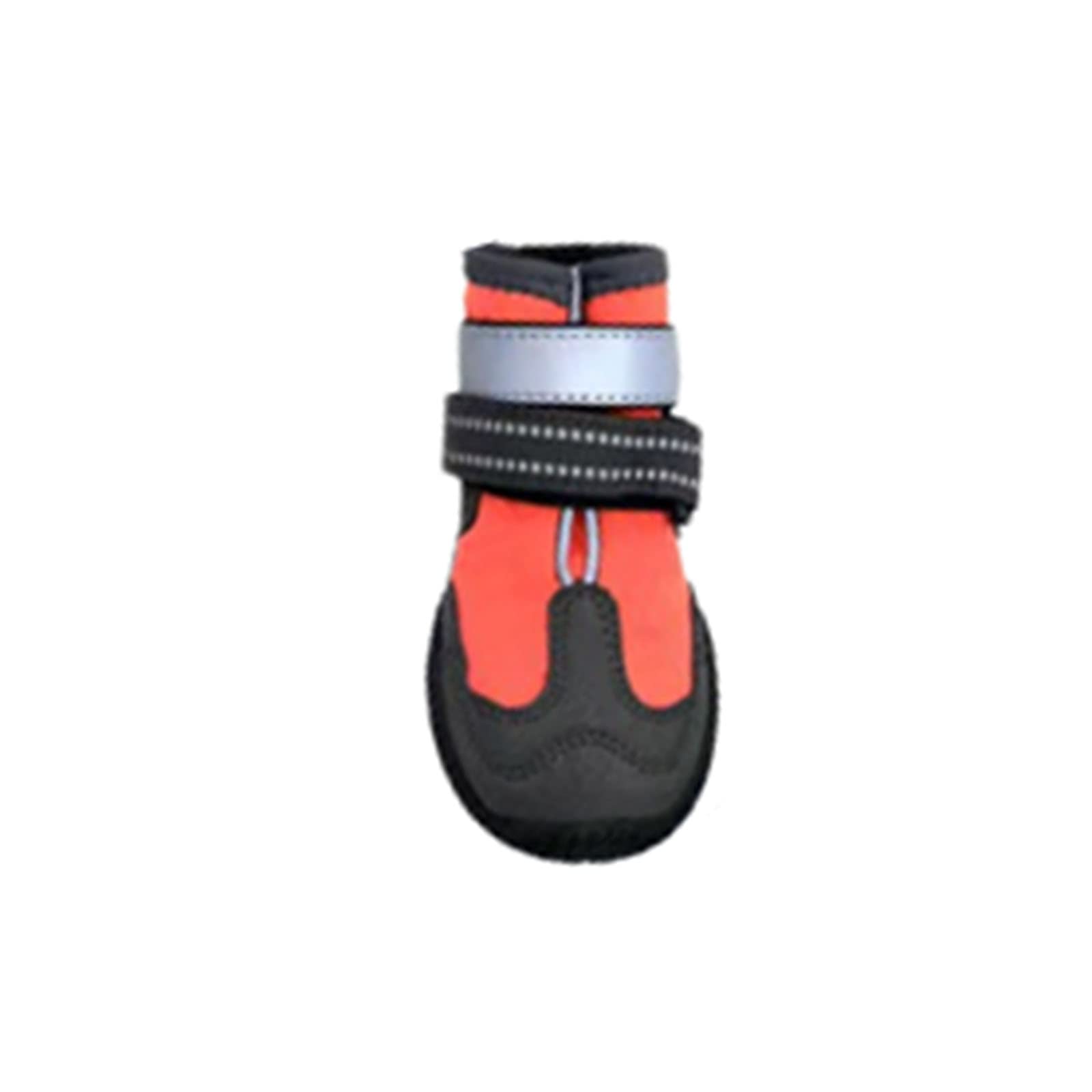 JUSHZ Hundeschuhe Pfotenschutz Dog Shoes Hund Schuhe Große Hunde 4er-Set Abriebfester Anti Rutsch Gegen Hitze rutschfeste Bequeme Verschleißfeste Laufschuhe Für Haustiere Atmungsaktiv (1,orange)