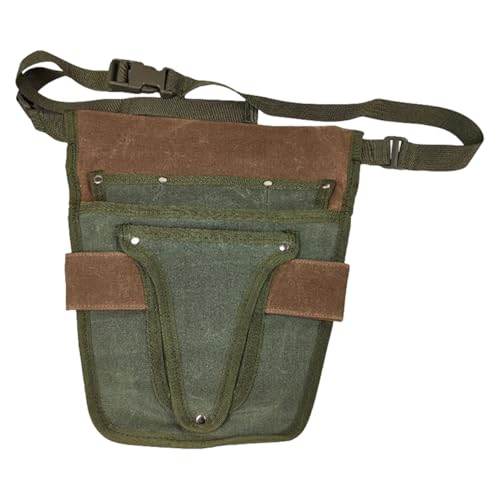 Laroal Ceinture à Outils de Jardin Pratique avec Plusieurs Poches, Petite Pochette à Outils Robuste, Ceinture pour Outils de Jardinage d'extérieur