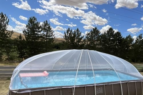 Pool Net Dome para piscinas rectangulares y ovaladas 12'x22'-24' miniatura 1