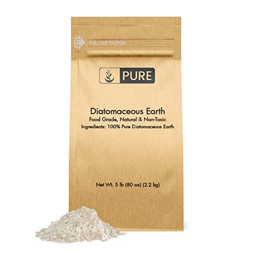 Pure Organic Ingredients Diatomaceous Earth (5 lb) Natural Multipurpose Household Essential, Made in The USA, Eco-Friendly Packaging