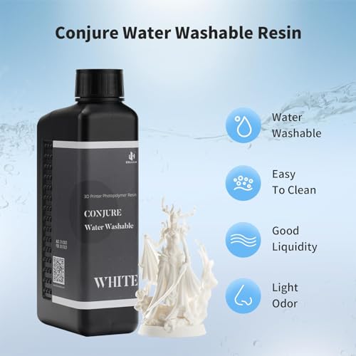 Resina lavável com água 1KG da Chitu Systems, pós-processamento mais rápido, resina de impressora 3D