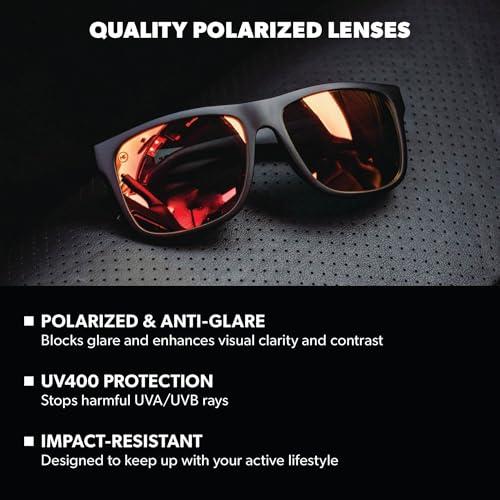 Image of Knockaround Large Polarized Sunglasses for Men & Women - UV400 Protection