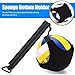 Erhigher Volleyball Spike Trainer, Adjustable Lightweight Long Lasting Practical Volleyball Training Aid Volleyball Spike Training System Improves Serving Volleyball Attack Trainer Training Tool Black