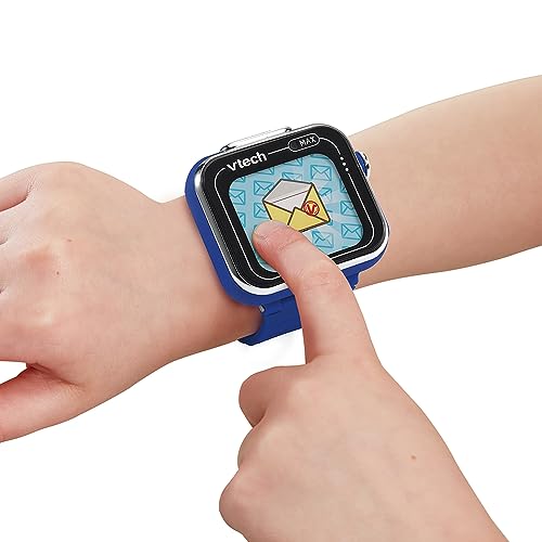 VTech - KidiZoom SmartWatch Max Bleue, Montre Digitale Enfant, Photo, Selfie, Vidéo, Écran Tactile Horizontal, Jouet High-Tech, Cadeau Enfant et Ado de 5 Ans à 14 Ans - Contenu en Français – Image 6