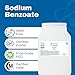 Lab Alley Sodium Benzoate, Food Grade, Kosher Certified, Halal, GMO-Free, Food & Beverage Preservative Powder, Bulk Additive & pH Stabilizer, 2.5 Kg