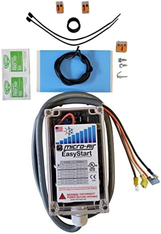 Micro-Air Easystart 364, Marine Air Conditioner Soft Start for RV Air Conditioner Compressor Unit, Travel Trailer Accessories + FREE Easy Installation Start Kit & Connector Parts Included