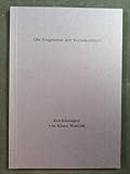 Die Fragmente der Vorsokratiker. Epicharmos Demokrit. - Klaus. Waschk 