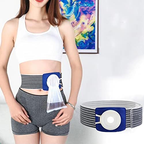 Buy Ostomy Pouch Support Belt, Drainable Urostomy Bag Elastic Stomach
