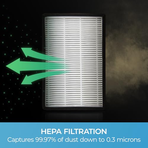 Image of Kenmore 53295 EF-1 HEPA Media Vacuum Cleaner Exhaust Air Filter for Upright and Canister Vacuums,White