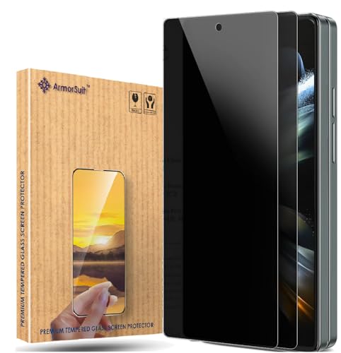 Image of ArmorSuit 2 Pack Anti-Spy Privacy Tempered Glass Screen Protector Guard for Samsung Z Fold 4 (6.2 Inch)