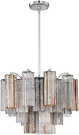 Crystorama Addis 6 Light Polished Chrome Chandelier