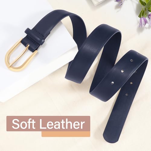 Women Belt for Jeans Pants Fashion Gold Buckle Ladies Dress Waist Belt4