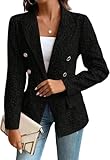 Use Con: El blazer se puede usar con todo tipo de pantalones, faldas o vestidos. Es un artículo imprescindible para toda mujer con estilo. Los blazers con estilo se pueden usar con botas o combinar perfectamente con los jeans o leggings más cómodos