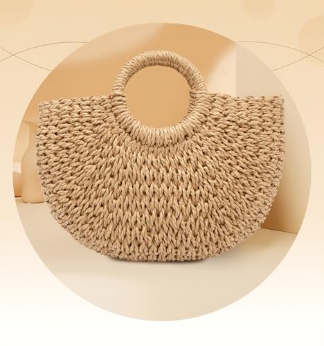 Bolso de papel artesanal vegano para mujer miniatura 2