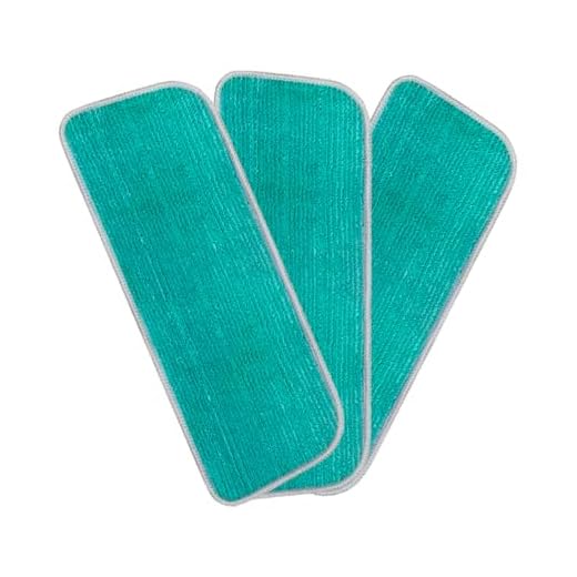 Kit 3 Almofadas Refil Microfibra Vassoura Esfregão Mop Spray