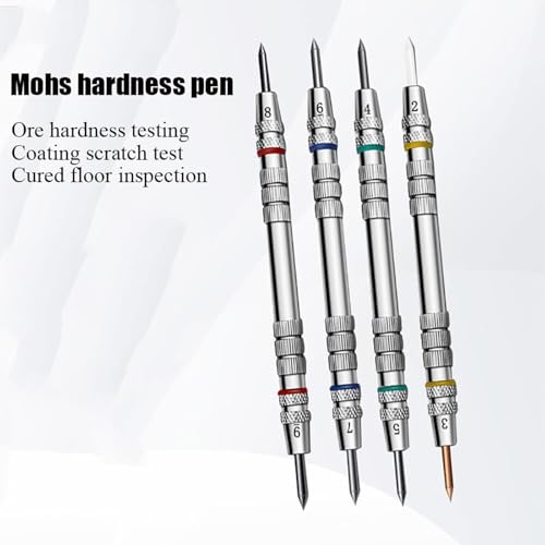Testeur de rayures minérales Mohs 2-9 avec stylos double tête - 6