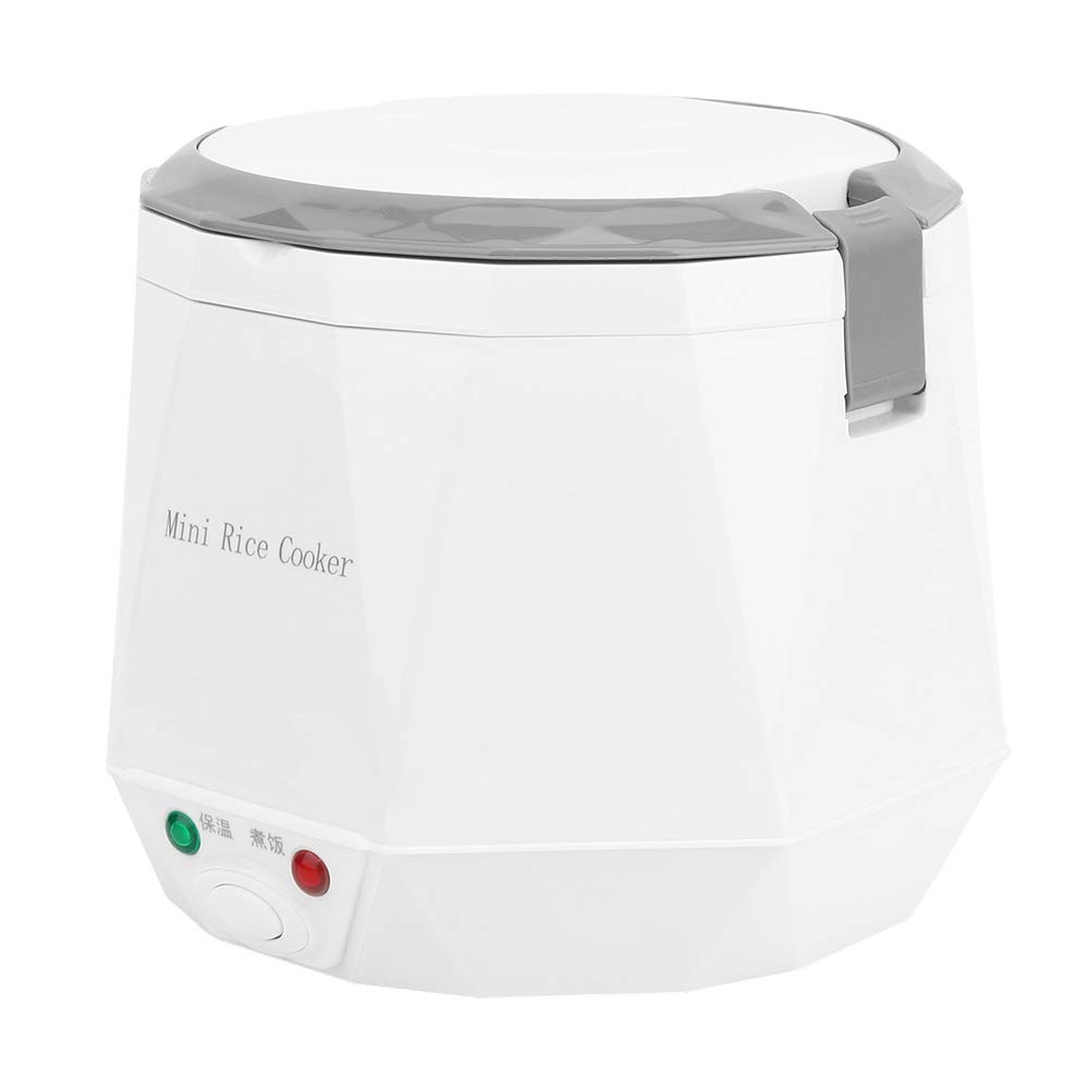 HEEPDD Mini Pentola di Riso, 1,6 Litri Mini Pentola Elettrica Portatile a di Riso Cottura Cuocere Alimentare per Alimentari per Cuocere da Whiterice da 12 V per Auto