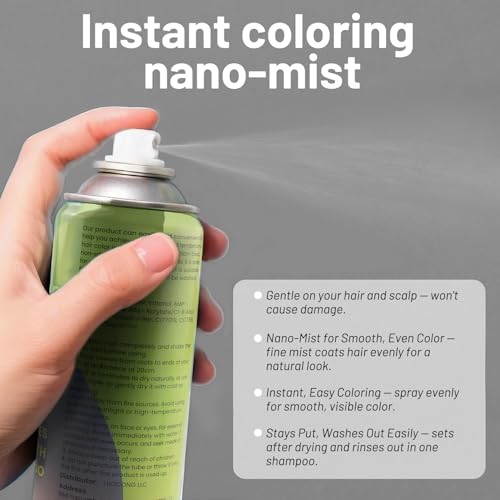 White Hair Spray, color temporal para cabello 4.06 oz miniatura 6