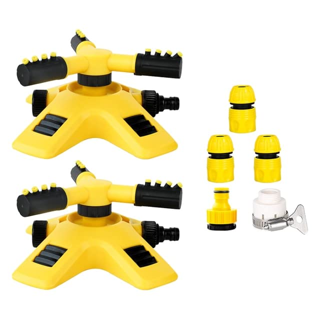 Dysza do nawadniania 360 Graden Roterende Tuin Gazon Sprinkler Automatische Bijgewerkte Yard Sprinkler Systeem Groot Gebied Dekking Water Irrigatie Sproeier