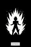 Vegeta Super Saiyan Notebook: Planner, Diary, Lined College Ruled Paper, Matte Finish Cover, 6x9 120...
