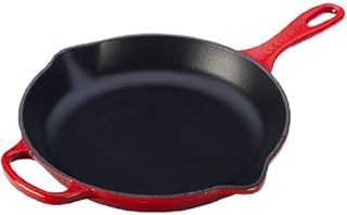 Le Creuset Enameled Cast Iron Signature Iron Handle Skillet, 11.75" (2-3/8 qt.), Cerise